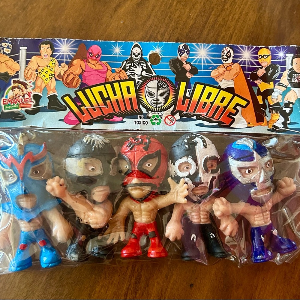 Lucha Libre Wrestler Action Figures Set